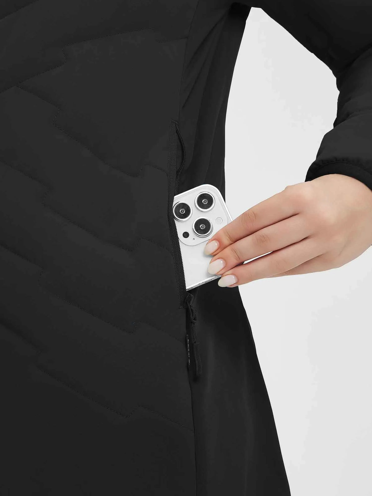 White Base + Estate Blue Pants + Black Jacket