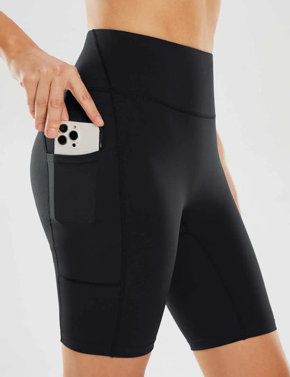 Women's 8" Light Compression Yoga Shorts