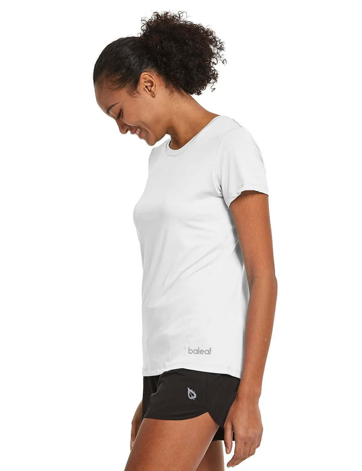 White Shirt + Navy Short