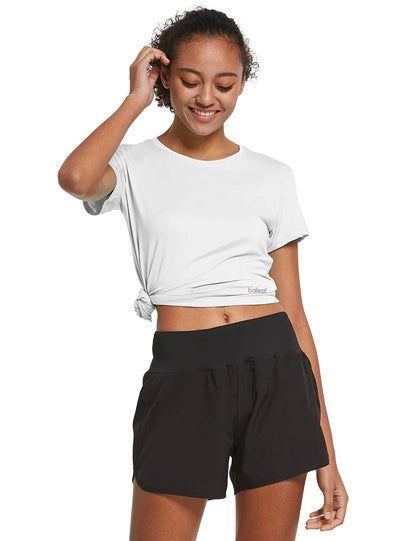 White Shirt + Navy Short