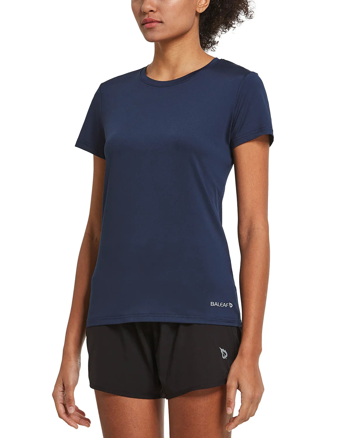 White Shirt + Navy Short