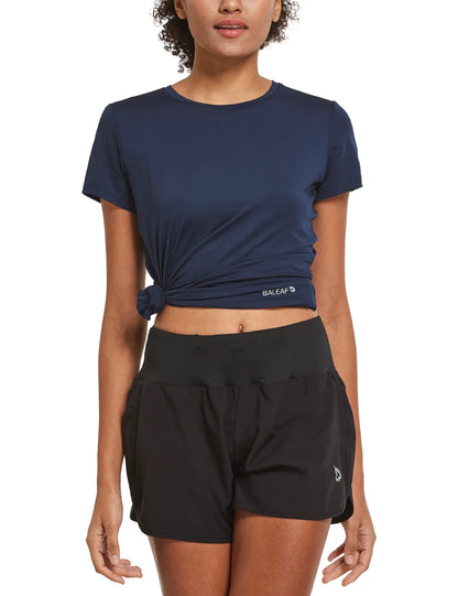 White Shirt + Navy Short