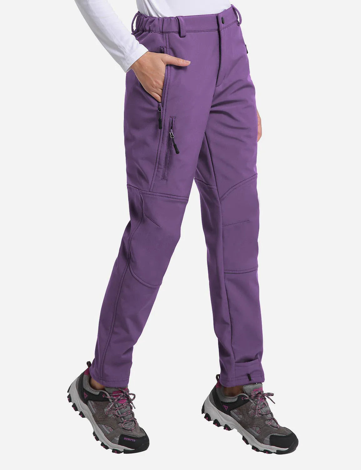 White Base + Purple Pants