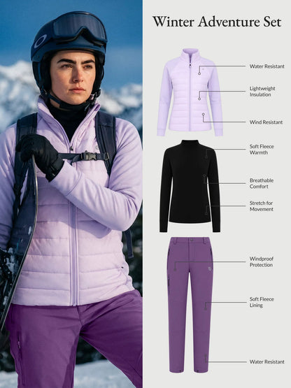 Black Base + Purple Jacket + Purple Pants