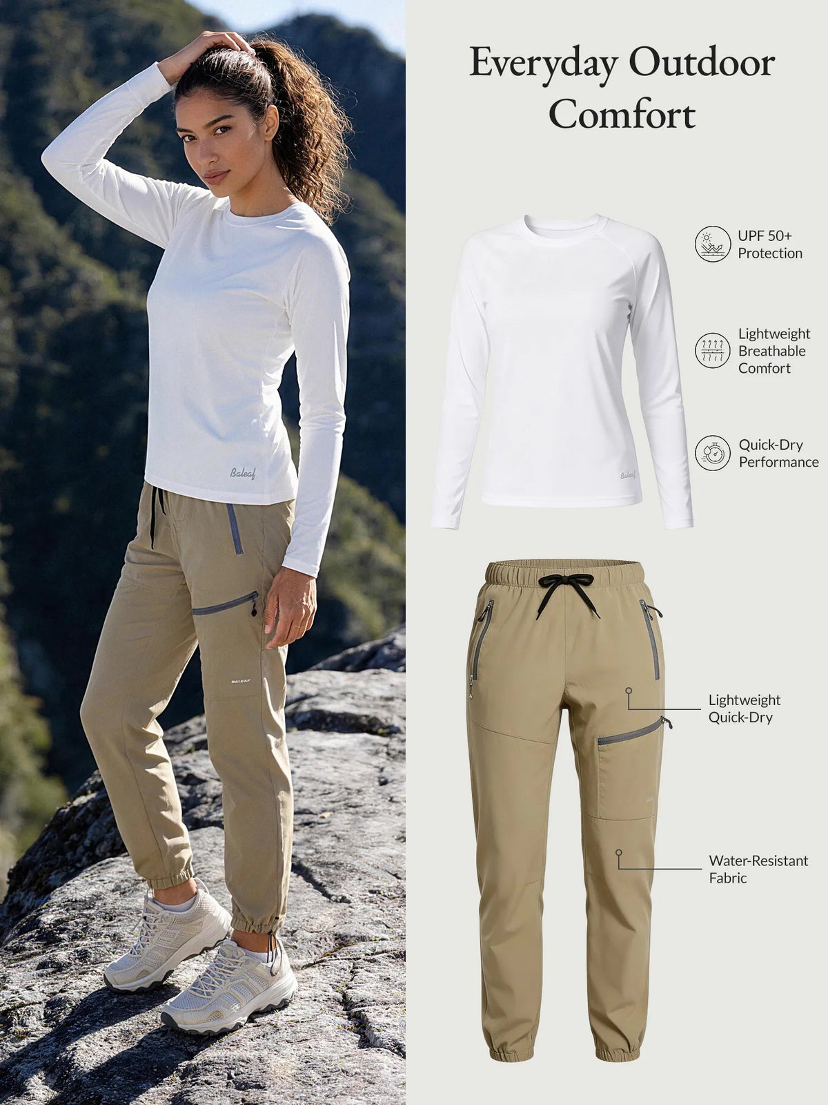 White Shirt + Suntan Pant