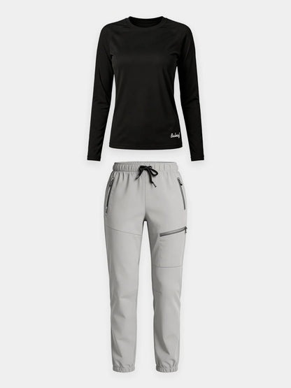 White Shirt + Suntan Pant