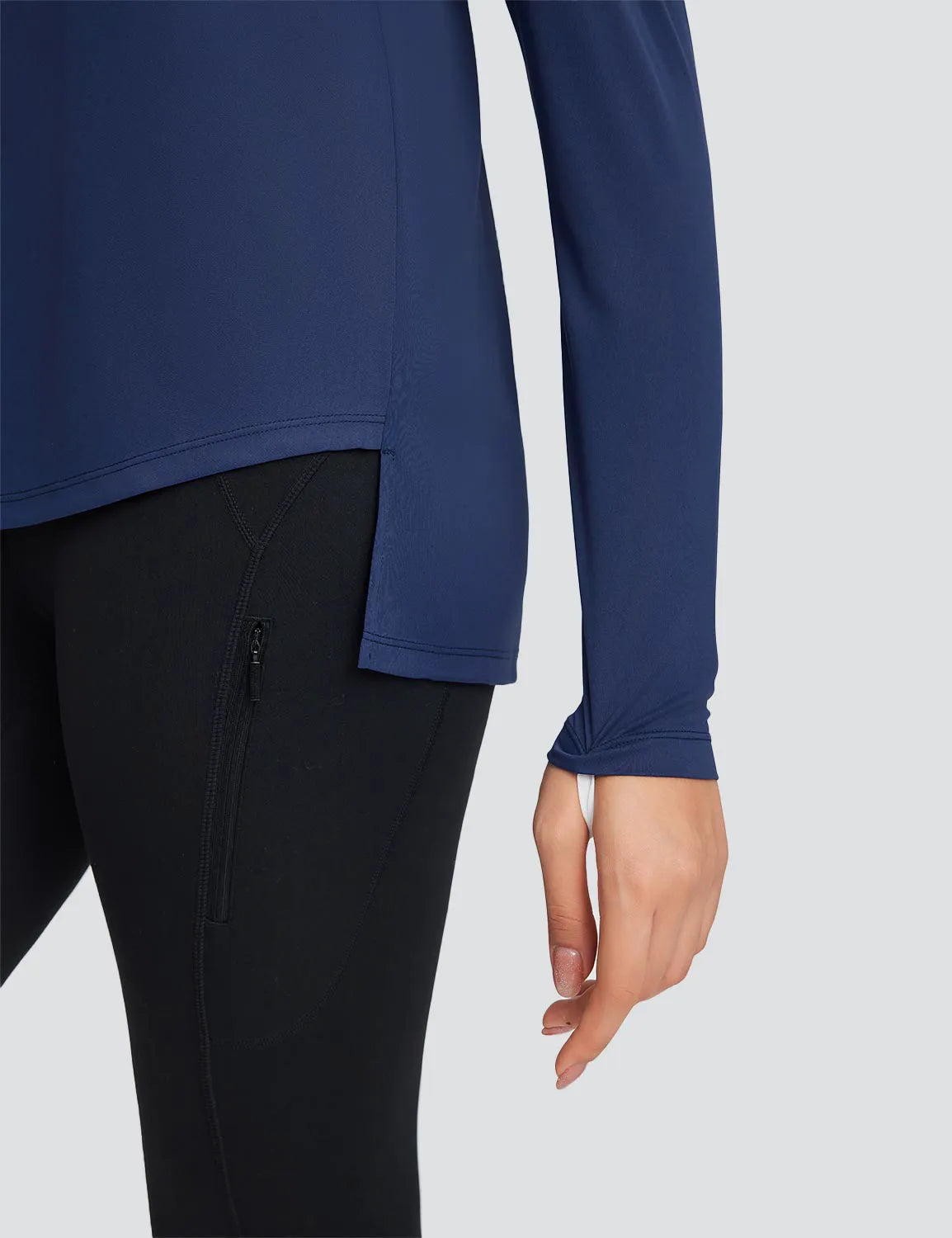 A Loose Crew Neck Long Sleeve T Shirt