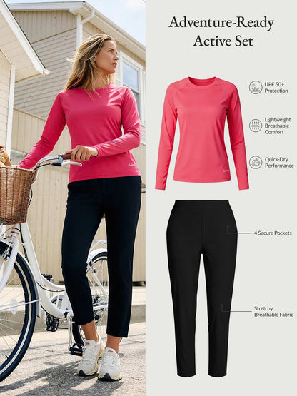 Rouge Red Shirt + Black Pant