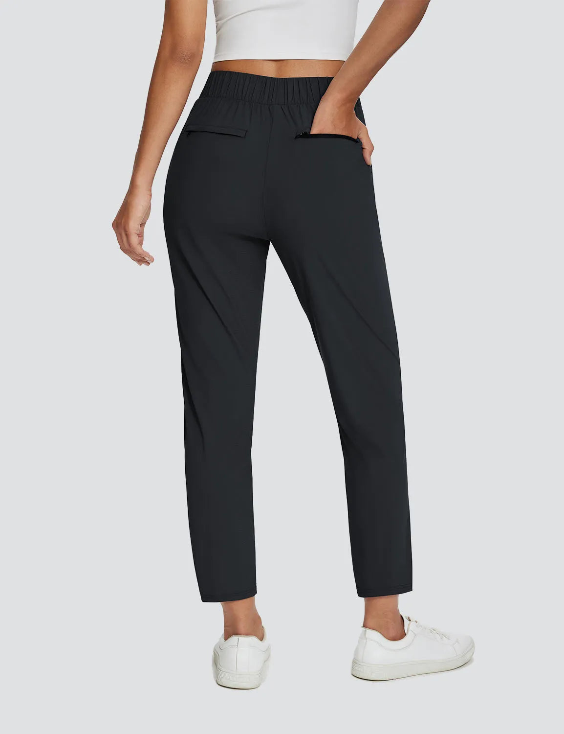 Black Shirt + Khaki Pant