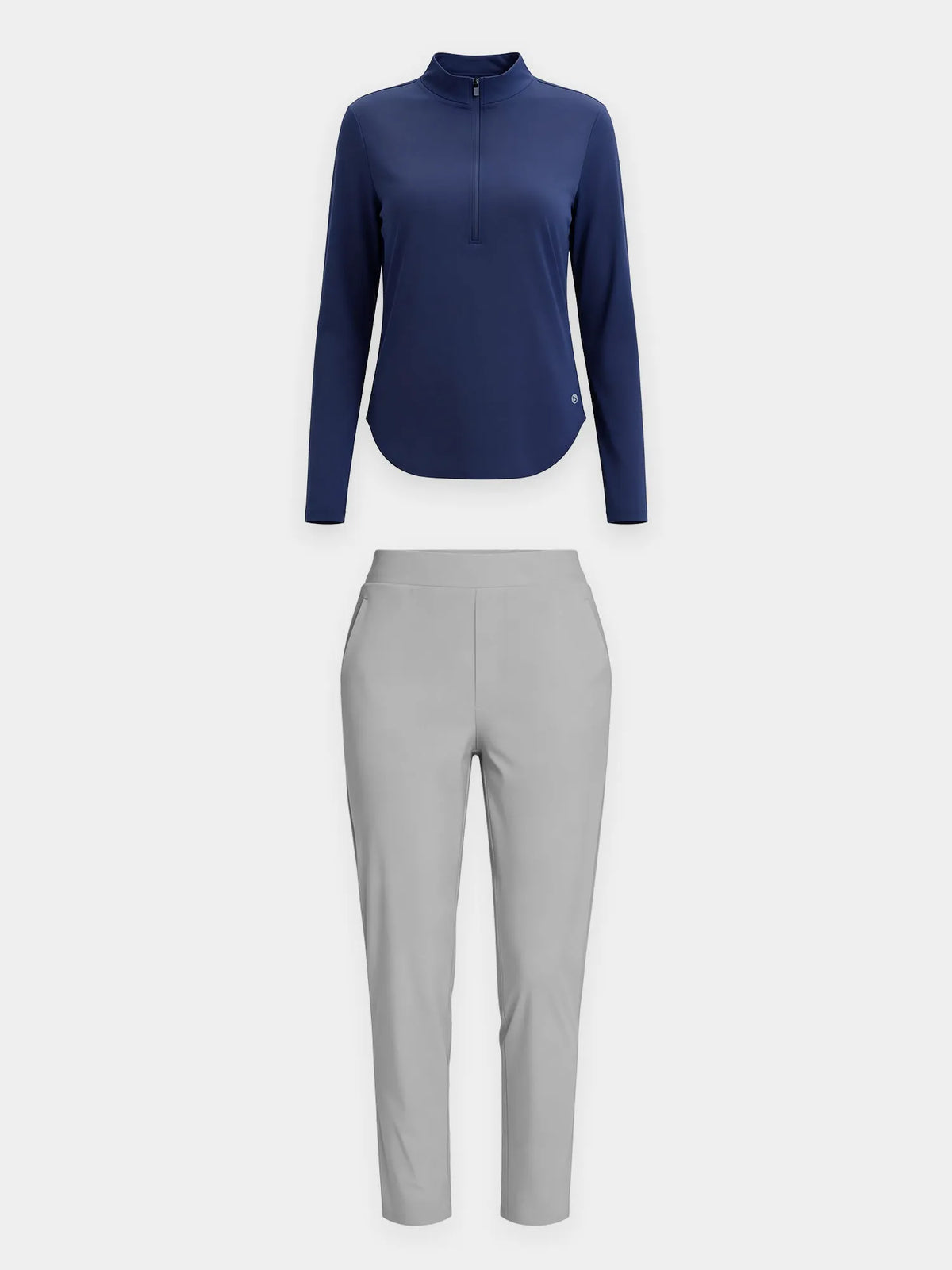 Estate Blue Shirt + Light Gray Pant
