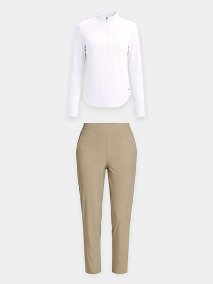 Estate Blue Shirt + Light Gray Pant