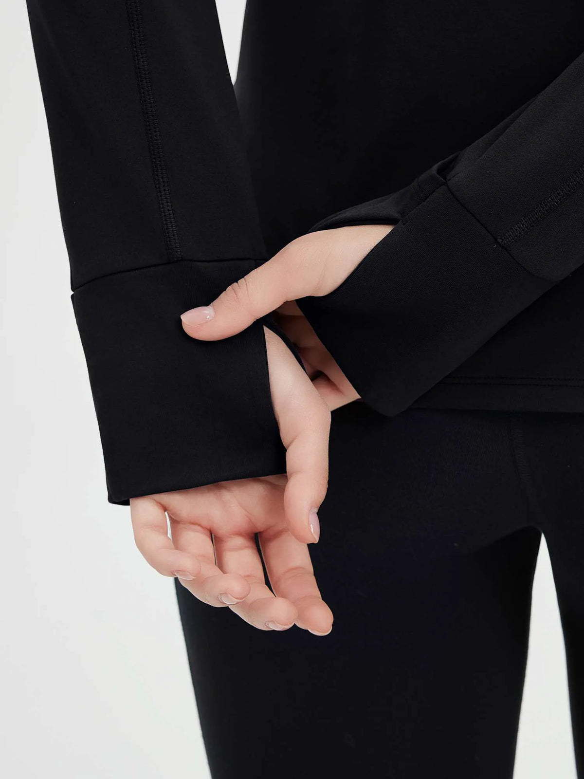 White Base + Estate Blue Pants + Black Jacket