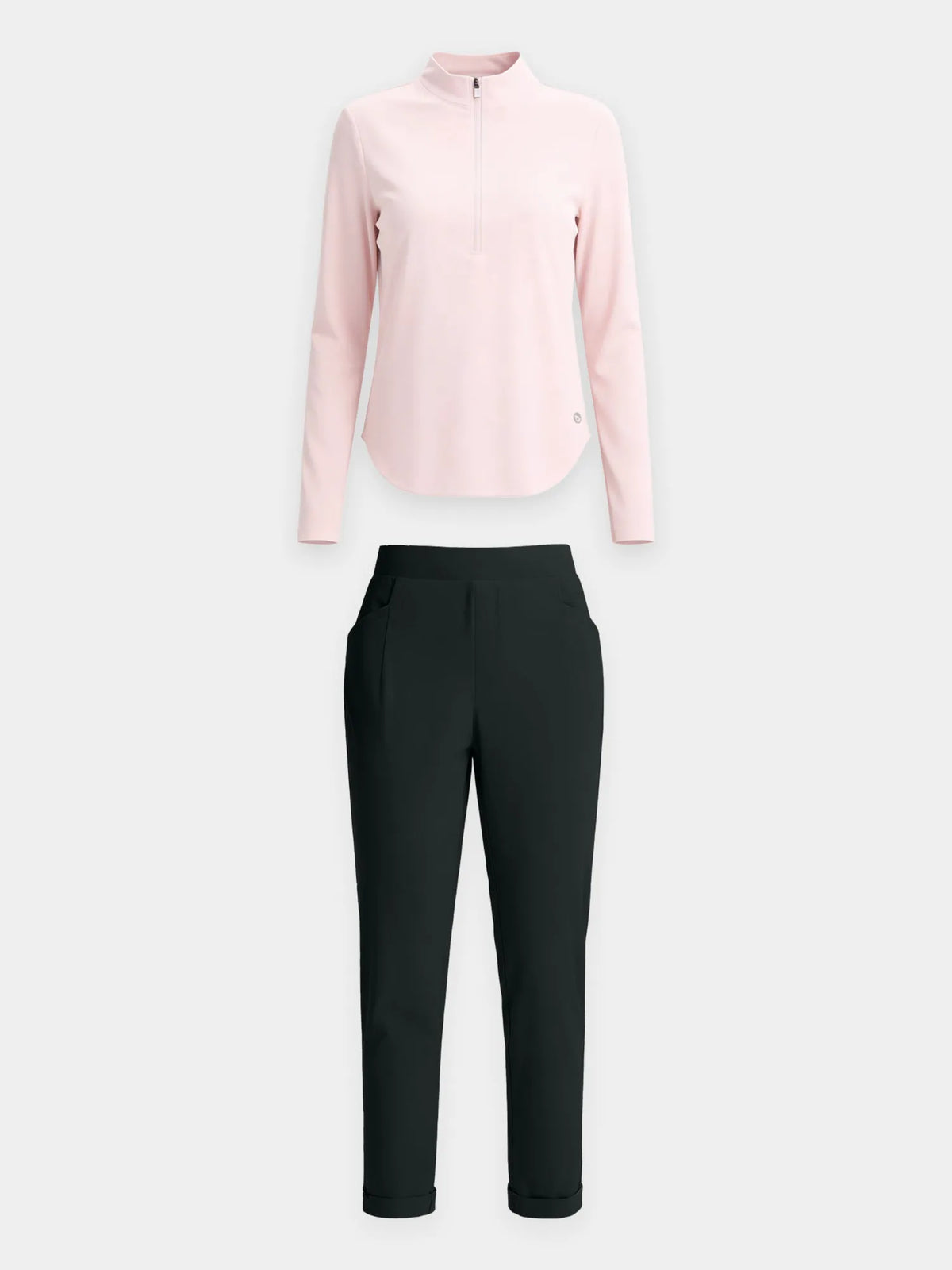 Estate Blue Shirt + Light Gray Pants
