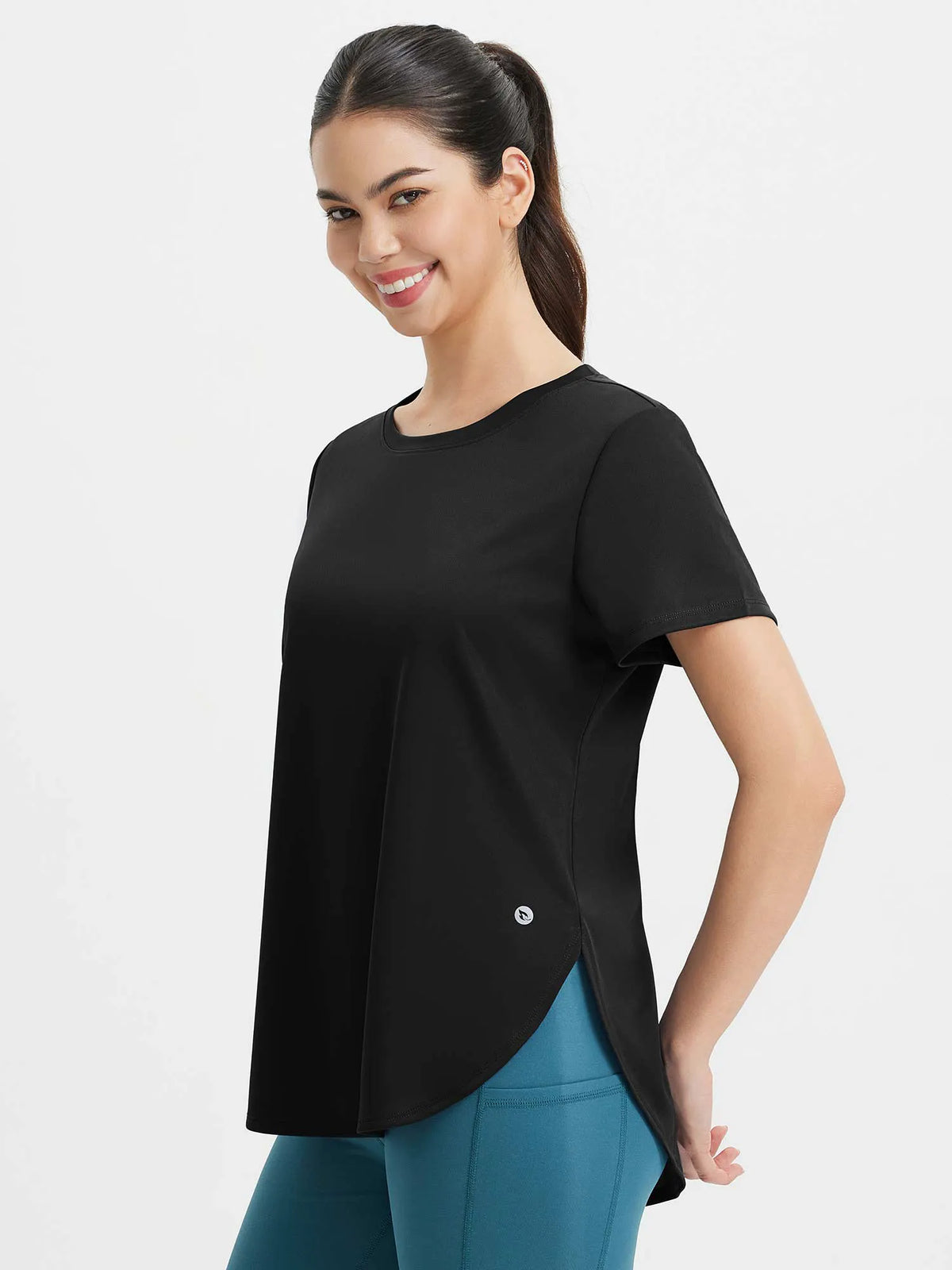 Navy Shirt + Black Pant
