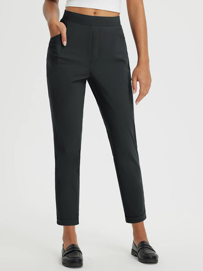 Navy Shirt + Black Pant