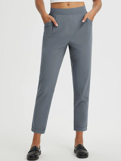 Navy Shirt + Black Pant