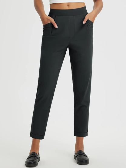 Navy Shirt + Black Pant
