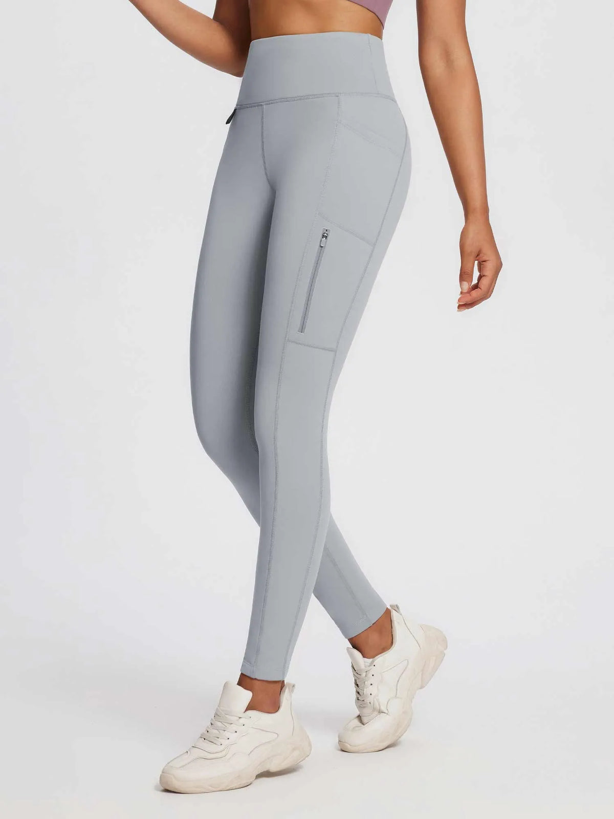 Navy Blue Base + Light Grey Legging + Wine Red Vest